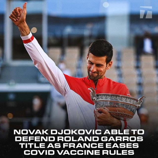 半岛体育-张奔斗：德约的大满贯参赛前景突然间云开雾散