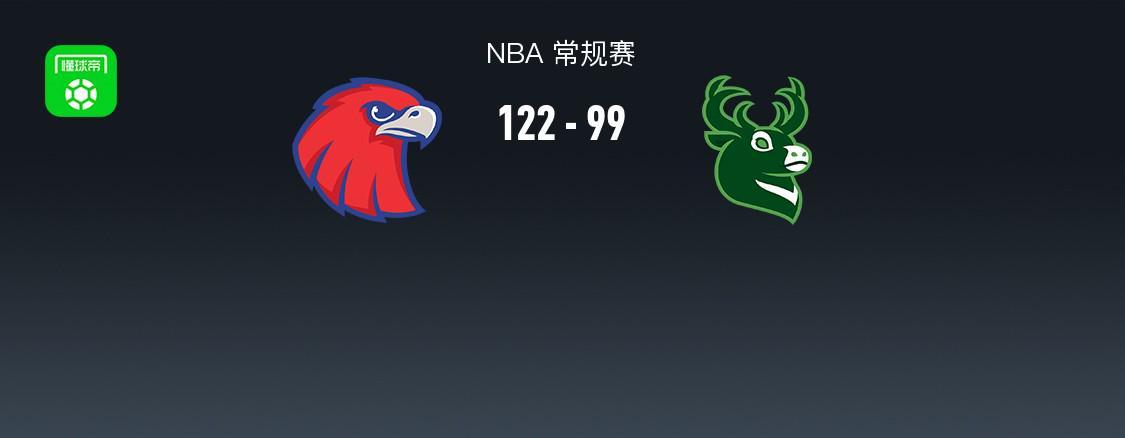 半岛体育官网-NBA战报：老鹰122-99大胜雄鹿取NBA9连胜，CJ-麦科勒姆30+3+2
